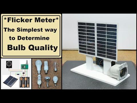 The simplest way to determine the quality of lighting in your home - bulb flickering meter
