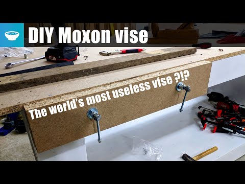 The world's most useless vise?!? - DIY particleboard Moxon vise