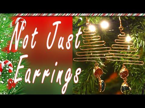 These Earrings are my favorite Christmas Tree Ornaments | Electroforming