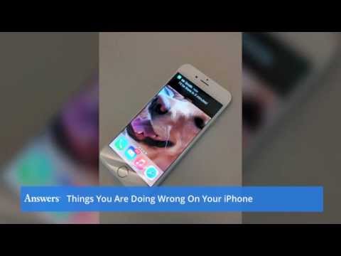 Things You Are Doing Wrong On Your Iphone