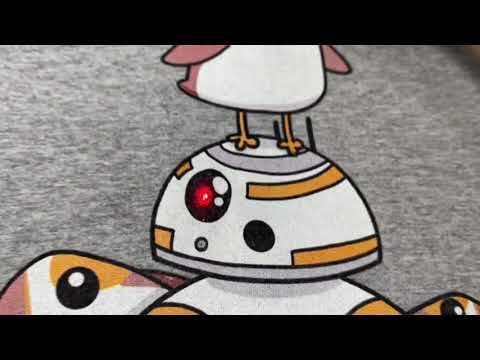 This BB8 T-Shirt Lights Up with Sewable Circuits - Tutorial Example Video