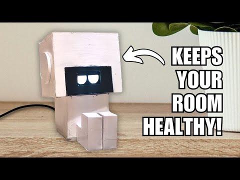 This Little Robot's Eyes Reveal Your Room's Health | DIY Project