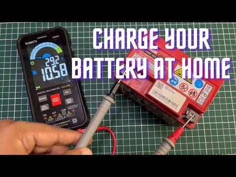 This method will allow you to charge your battery at home