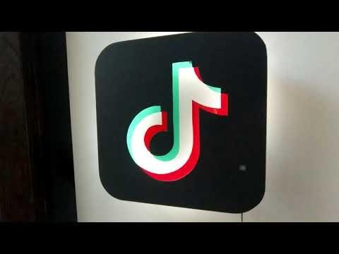 Tik Tok Logo Lamp