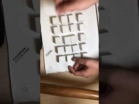 Time-Lapse of Arranging the Bricks