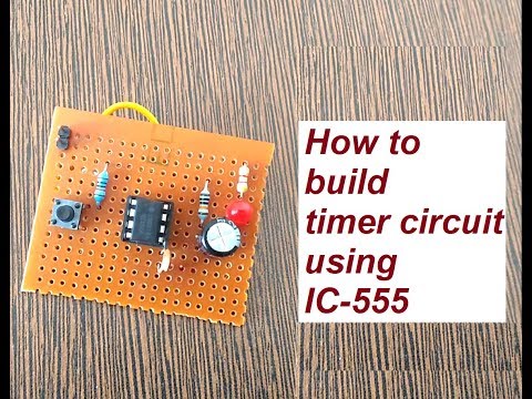 Timer Delay Circuit monostable using IC 555