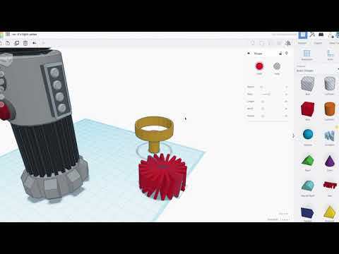 Tinkercad - Lightsaber Design time-lapse