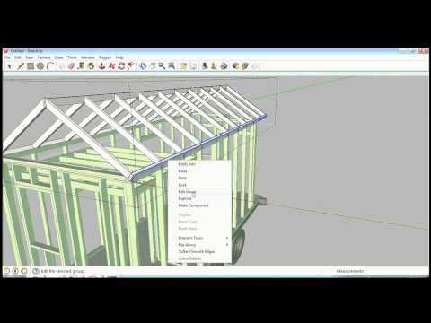 Tiny House On Wheels Design Using Sketchup