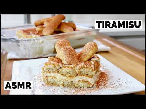 Tiramisu | No Bake and Egg Free | Cooking ASMR