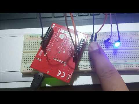 Tiva C Projects: Control External LED by Push Button on PORTB