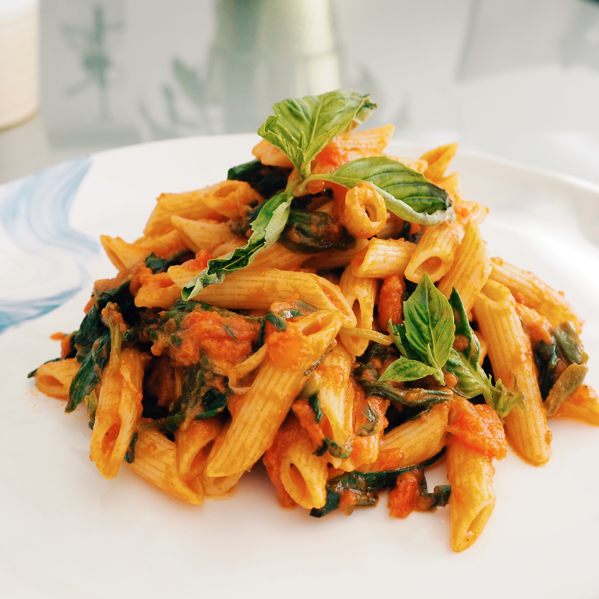 Tomato Spinach Pasta.JPG