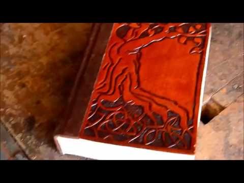 Tooled Leather Bible Cover