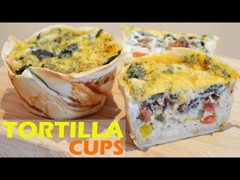 Tortilla Cups Recipe - Breakfast Brunch Idea