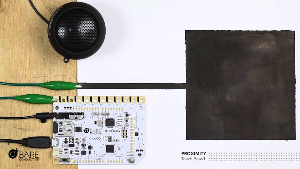 Touch Board: Proximity Demo 1