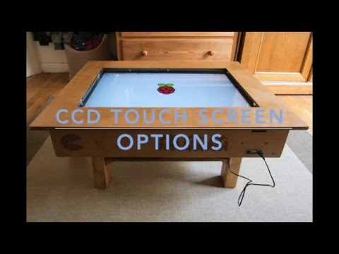 Touch screen coffee table DIY with CCD sensor