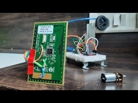 Touchpad Controlled Digital Servo Motor