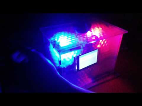 Touchscreen Musicbox with Lightshow