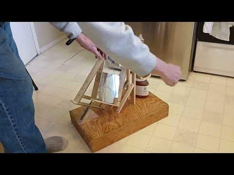 Tracking solar cooker for gardening, how it works. Tracking solar cooker model part 1