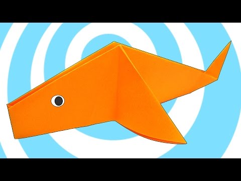 Traditional Origami Whale Fish Instructions