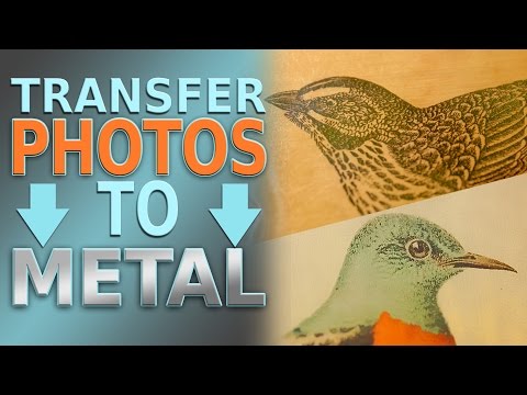 Transfer PHOTOS to METAL (Poly technique - better than Mod Podge or Gel Medium)