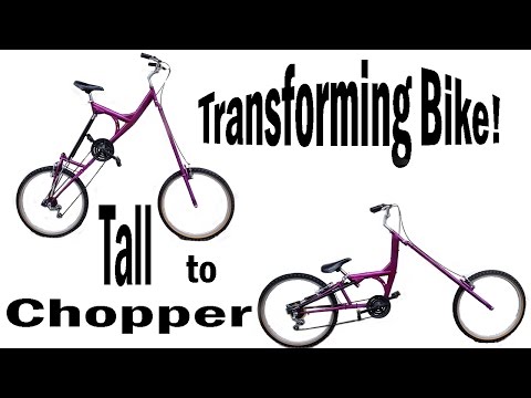 Transforming Tall Bike to Chopper Bike - Rachel