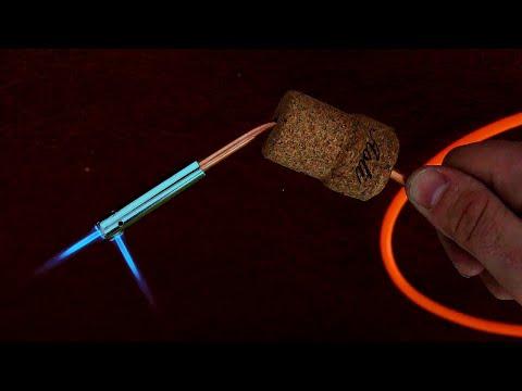 Transforming a Copper Pipe: DIY free gas torch | Welding Gun | How to make jet flame
