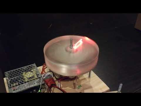 Transparent 3D Volumetric Persistence of Vision Test