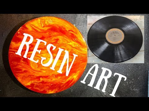 Trash to Treasure: Space Inspired Resin Art on an LP Record