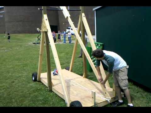 Trebuchet Video in Mr. Miranda's Class at Greenbrier High.