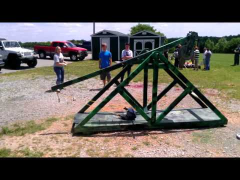 Trebuchet Video in Mr. Miranda's class at Greenbrier High.