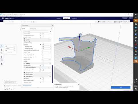 Tree Support in Ultimaker Cura