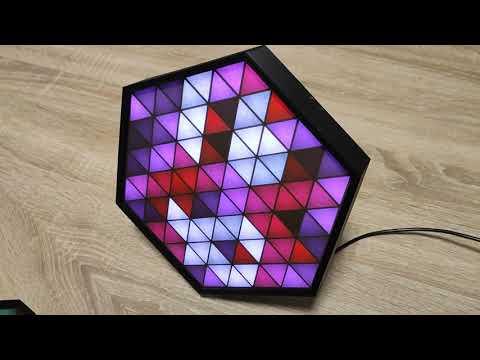 Triangular Pixels LED Clock Using WS2812 Leds and Wemos D1 Mini Module