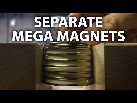 Trick for separating mega magnets