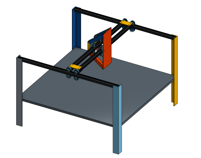 Trimetric View of Barebones X-Y Rails.png