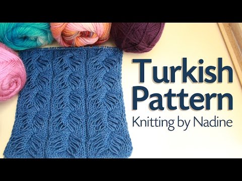 Turkish braid pattern with loop stitches