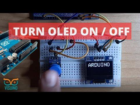 Turn OLED DIsplay On and Off With a Push Button Using Arduino