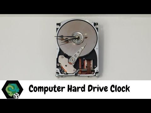 Turn a Hard Drive into a Clock