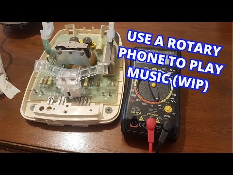 Turning a rotary phone into a radio station