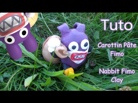 Tuto: Carrotin P&amp;acirc;te Fimo /Nabbit Fimo Clay