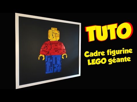 Tuto - R&amp;eacute;aliser un CADRE avec Figurine LEGO G&amp;eacute;ante