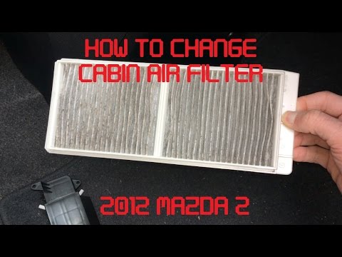 Tutorial: Change Cabin Air Filter on 2012 Mazda 2