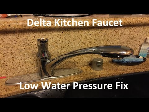 Tutorial: Delta Kitchen Faucet Low Water Pressure Fix