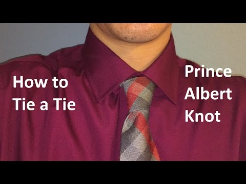 Tutorial: How to Tie a Tie - Prince Albert Knot