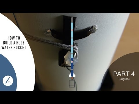 Tutorial: How to build a huge water rocket [4/5] - The parachute deployment mechanism