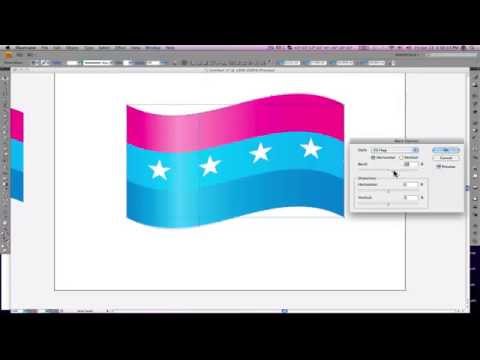 Tutorial - How to create a nice vector waving flag in adobe illustrator