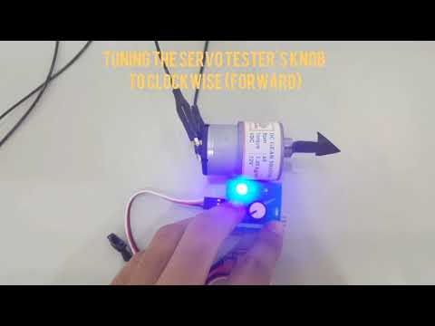 Tutorial 30A Micro Brush Motor Brake Controller by Using Servo Tester