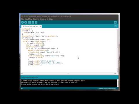 Tutorial Arduino - Programmare un web Server interattivo