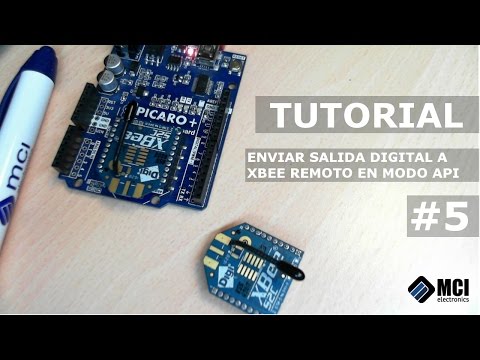 Tutorial XBee S2C Parte 5. Enviar salida digital a XBee remoto en modo API