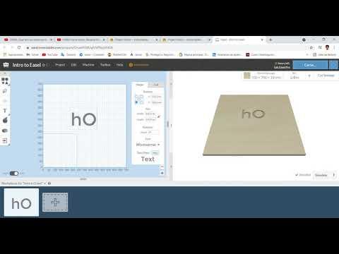 Tutorial r&aacute;pido de Easel para el proyecto MESA CNC