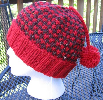 Tweed-look Pom Hat 1.jpg